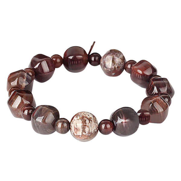 Lắc tay mã não Ấn Độ giác 10ly Longgem