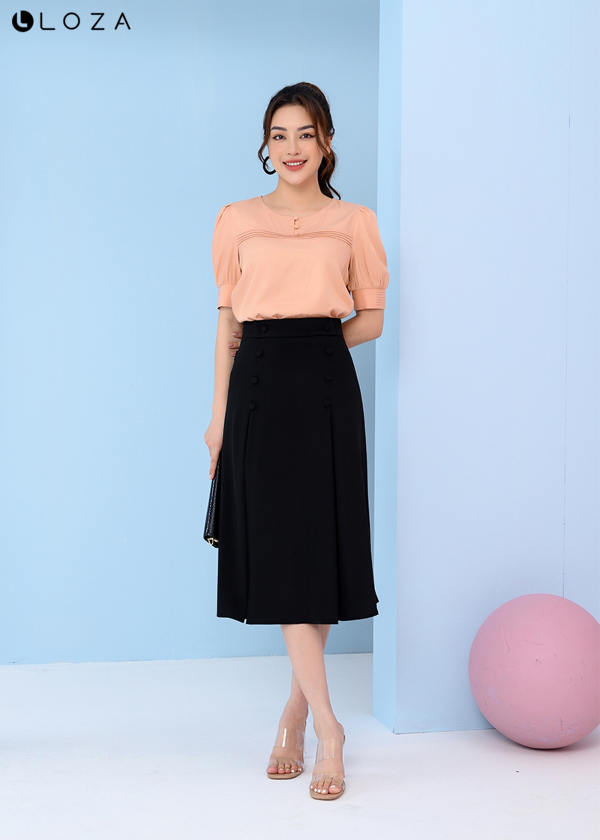 Áo Sơ Mi Lụa Tay Bồng - Ảnh 5