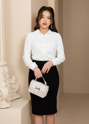 Alternative view of Chân Váy Bút Chì Màu Đen 3