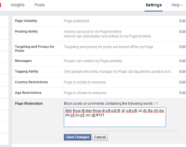 Cách ẩn bình luận facebook cho fanpage