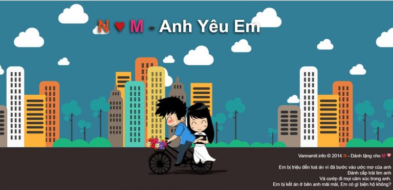 Share code Tặng người yêu đẹp [HTML]