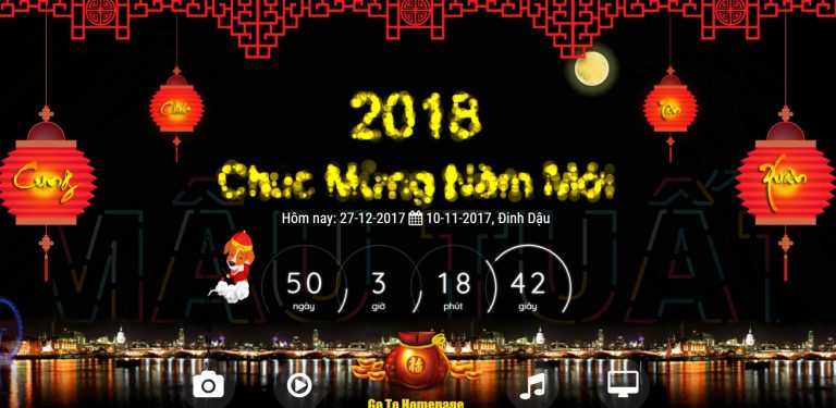 Share code chúc mừng năm mới 2018 [HTML]