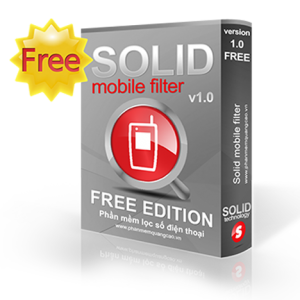 Solid Mobile filter – Phần mềm lọc số điện thoại