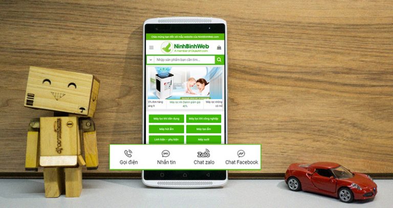 Code tạo thanh liên hệ nhanh trên giao diện mobile bằng HTML và CSS
