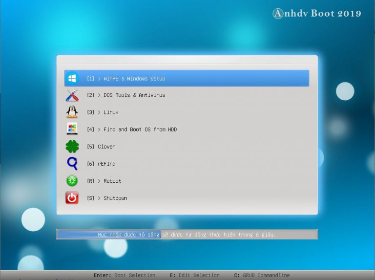 Hướng dẫn tạo usb boot với One click Anhdv Boot 2019