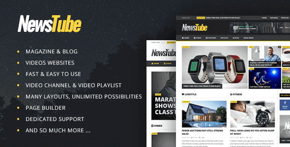 NewsTube – Magazine Blog & Video Download