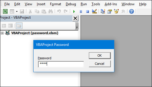 Cách phá pass file excel VBA – Phá mật khẩu VBA