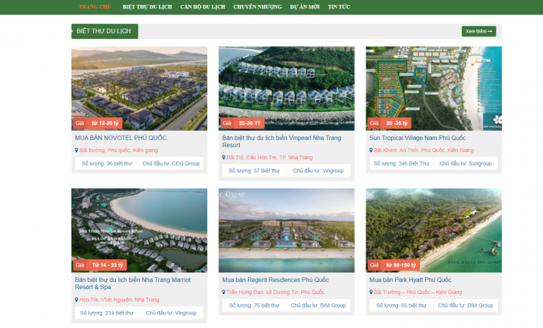 Share code website bán bất động sản dạng nhiều dự án(wordpress)