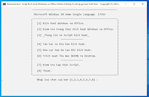 Kích hoạt windows và office bằng script ( không sợ virus)