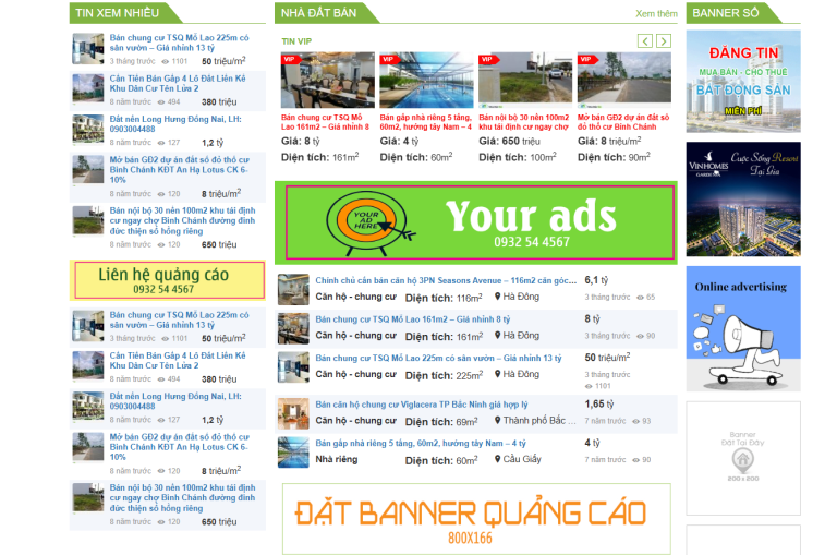 Share code website bán bất động sản dạng đăng tin , Rao Vặt (wordpress)  – Ver 2