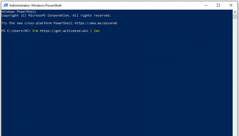 Kích hoạt Windows và Office qua CMD