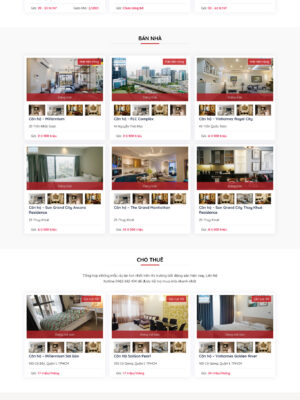 Mẫu web bán bất động sản wordpress chuẩn seo - BDS10