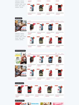 Giao diện website bán TPCN cho người tập gym -Theme Wordpress - GDBH0016