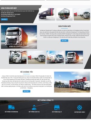 Code website bán xe đầu kéo chuẩn SEO - XEGDH001