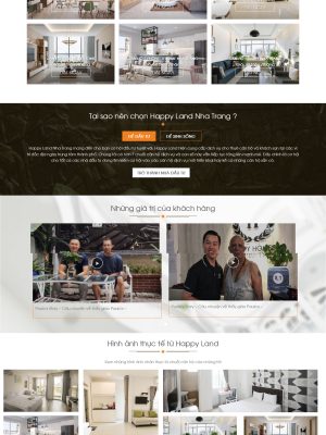 Giao diện website bán bất động sản, giới thiệu dự án bằng Wordpress - BDS0011