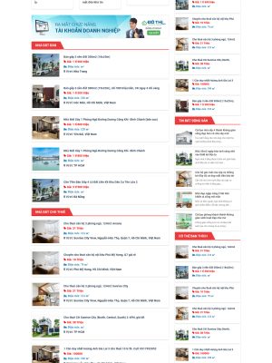 Theme web đăng tin bất động sản Wordpress giống dothi.net - BDS0028