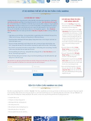 Mẫu web bán bất động sản dạng landing page Wordpress - BDS0004