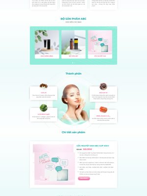 Giao diện website bán Mỹ Phẩm -  Mã nguồn Wordpress - GDMP0001