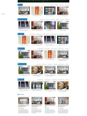 Giao diện website gia công cơ khí, cửa nhôm kính -Theme Wordpress - GDBH0014