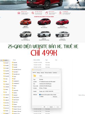 Kho Giao diện website Cho thuê xe, Bán xe oto, Xe Máy - [25+] Wordpress Theme XEGDHTH99