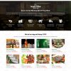Giao diện website kinh doanh nhà hàng -Theme Wordpress - GDBH0024