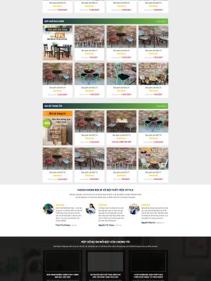 Giao diện website siêu thị nội thất  - Mã nguồn Wordpress – FREENT0010