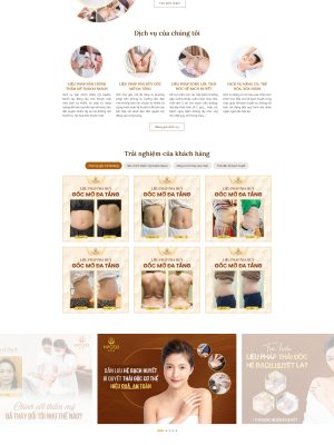 Theme website Thẩm mỹ viện,Spa, làm đẹp - Wordpress themes 99k - GDSP0010