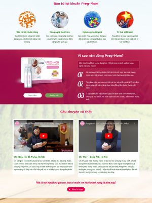 Giao diện/theme website bán thực phẩm chức năng - GDWTPCN006