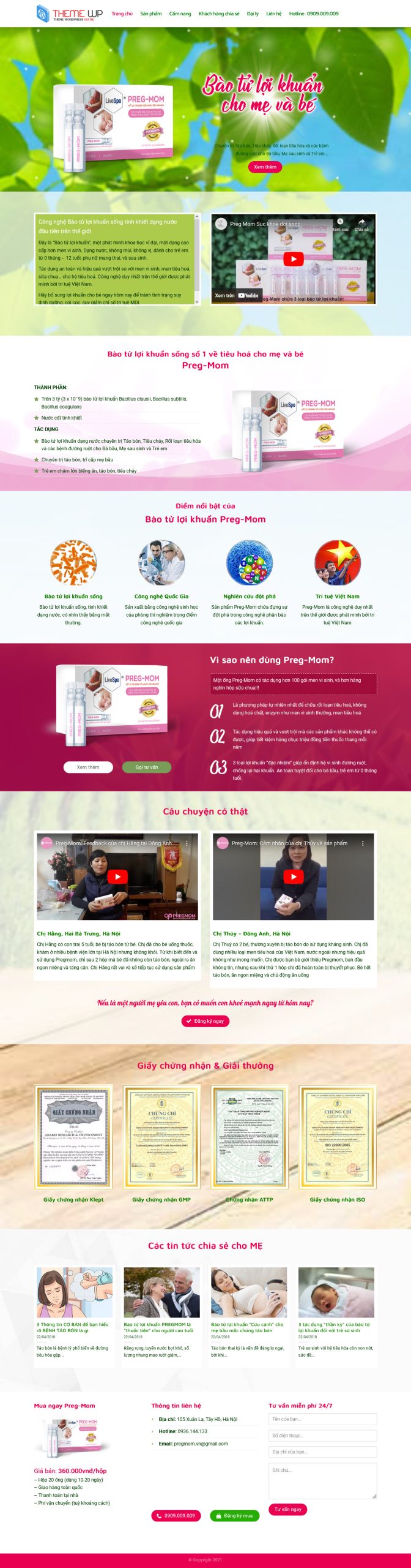 thucphamchucnang.mauthemewp.com