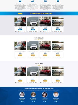 Giao diện website Cho thuê xe sang, xe vip - Wordpress Theme XEGDH0012