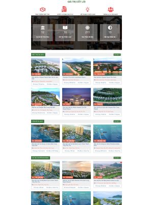Website bán bất động sản dạng nhiều dự án - Wordpress  Free0002