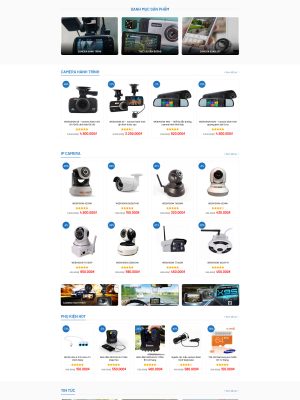 Giao diện website bán camera Ver1 -Theme Wordpress - GDDM005