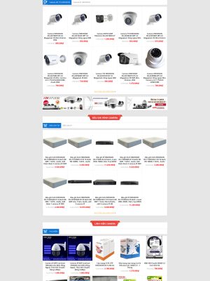 Giao diện website bán camera Ver3 - Wordpress - GDDMFR001