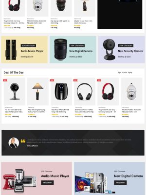 Giao diện website điện máy Ver 01  -Theme Wordpress - GDDM009