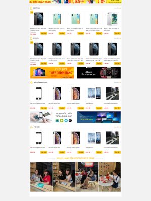 Giao diện website giống Thegioididong  -Theme Wordpress - GDDM012