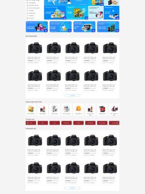 Giao diện website giống Tiki -Theme Wordpress - GDDM016