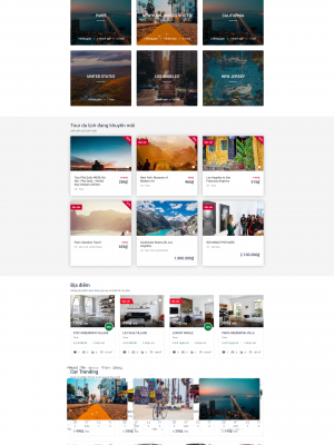 [Booking core Laravel] Giao diện website đặt tour, khách sạn đầy đủ tính năng - Đã việt hóa