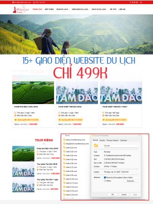 Kho Giao diện website Du lịch, đặt tour, blog ~ [15+ themes wordpress] GDDL099