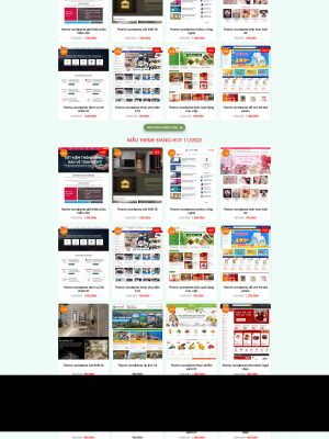 Source Code Mẫu Website bán theme chuẩn  SEO ~ Wordpress KHW0303