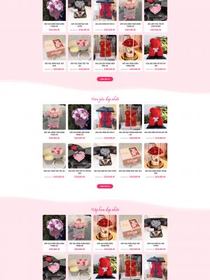 Giao diện website bán hoa, cây cảnh 12 - Wordpress Theme - GDHOA012