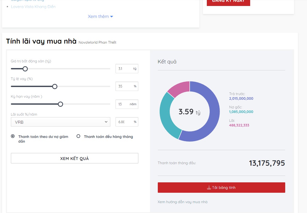 Share Plugin tính toán khoản vay mua nhà WordPress – Lk Loan Calculate Tool